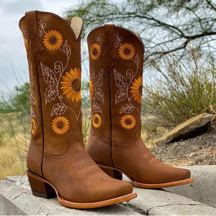 Sunbloom Western Style Boots