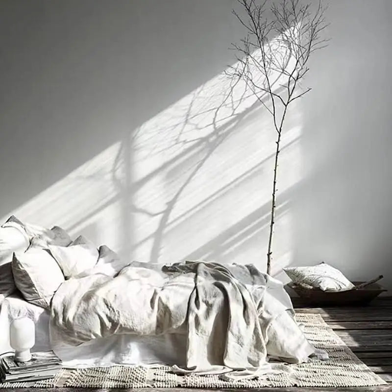 Lightweight Duvet Cover with Pillowcases, view 3 - Elena Harper