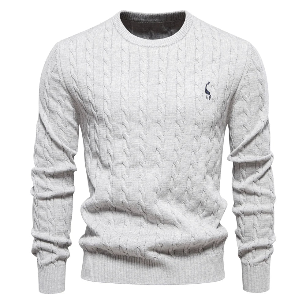 LAURENT MONACO | MEN'S CABLE KNIT SWEATER