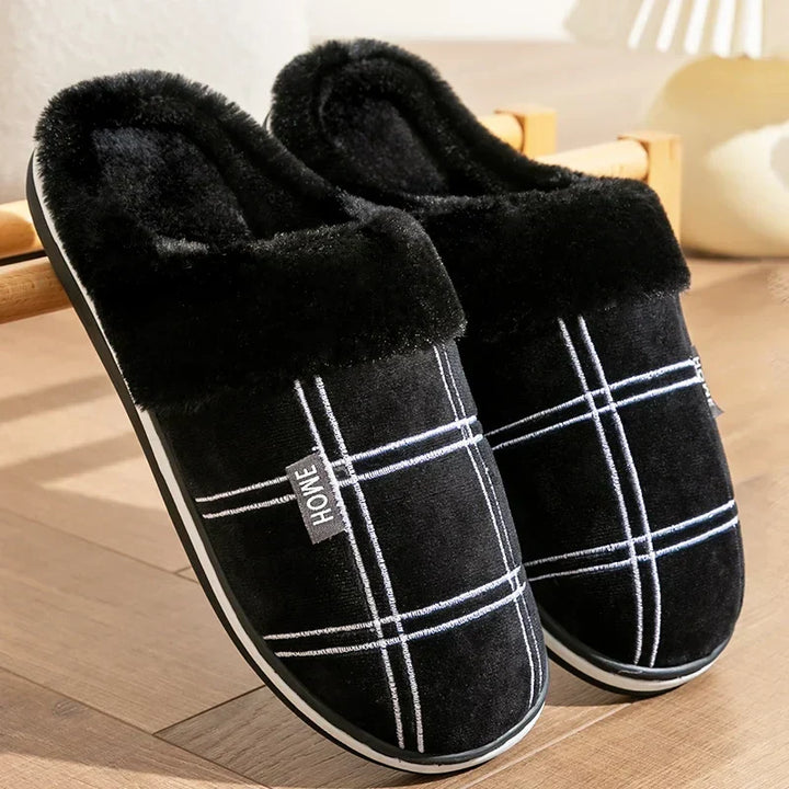 Barnaby Warm and Soft Slippers for Men, view 6 - Elena Harper