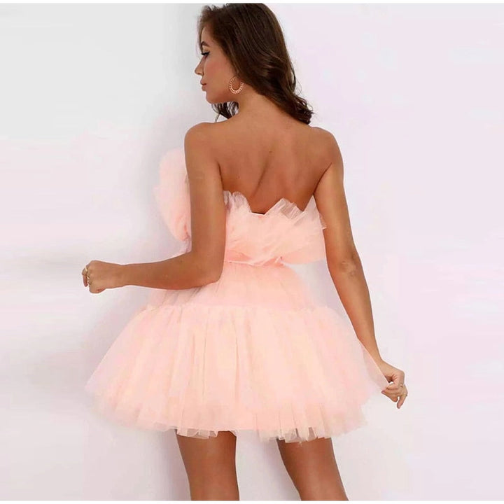 Ladies Tulle Dress – Festive, Fitted, Suitable for Evening Wear