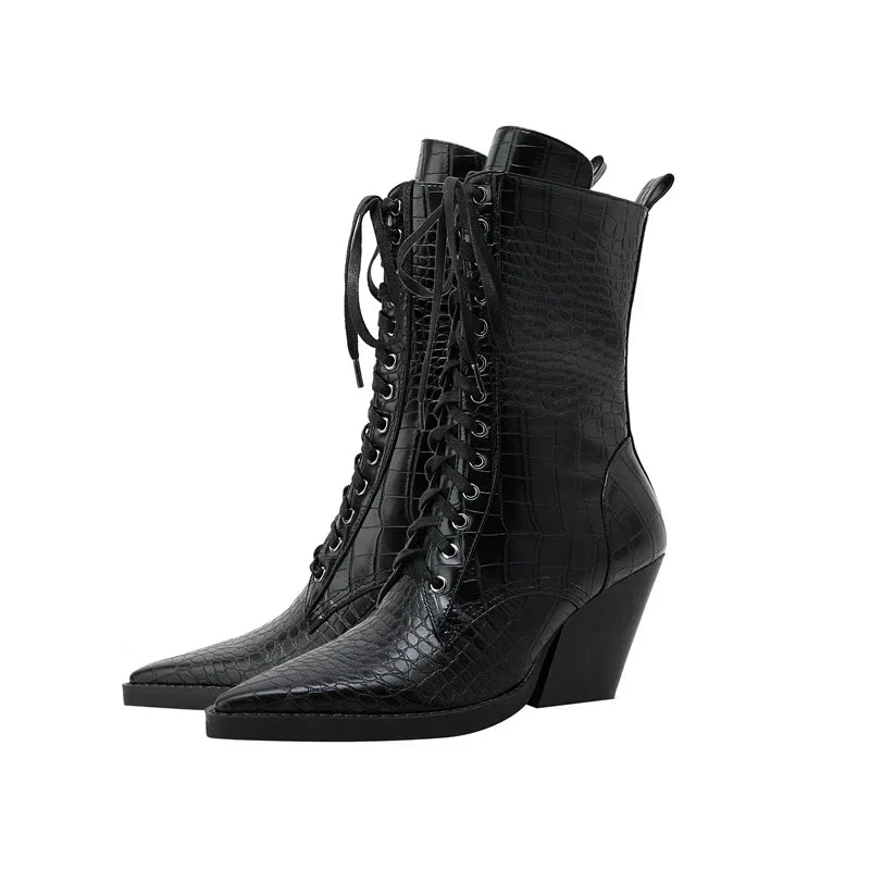 Izzy Ryder Lace-up Boots