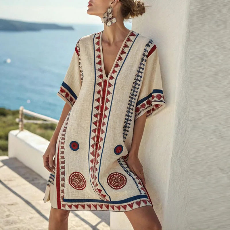 Marit Elegant Beach Dress for a Summer Style - Elena Harper