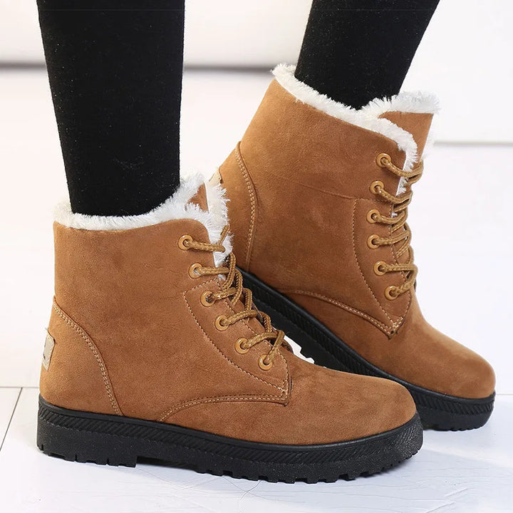 Elettra Soft Suede Ankle Boots, view 4 - Elena Harper