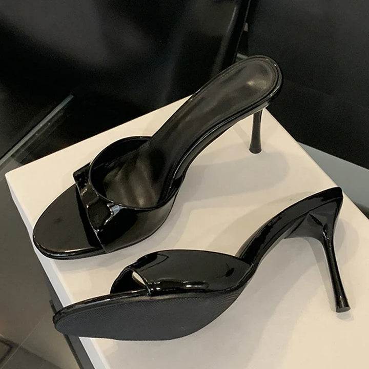 Donatina Elegant Patent Sandal, view 4 - Elena Harper