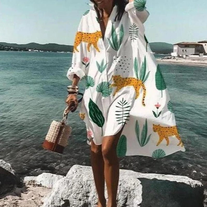 Nadine Timeless and Flowing Summer Dress for Women - Elena Harper
