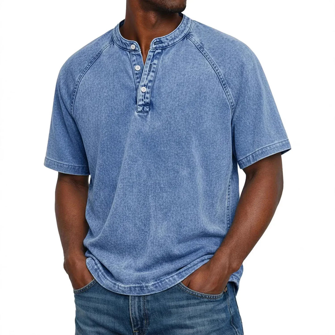 ELENA HARPER™  |  RETRO BUTTON-UP SHIRT FOR MEN