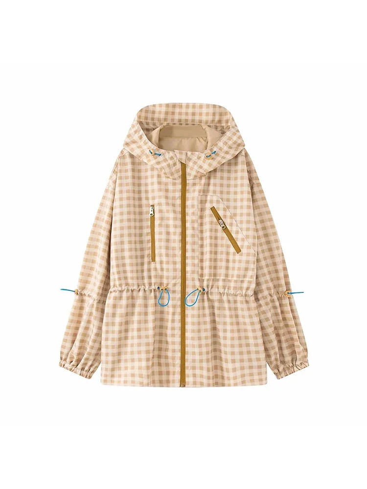Giuseppina Soft Plaid Jacket, view 3 - Elena Harper
