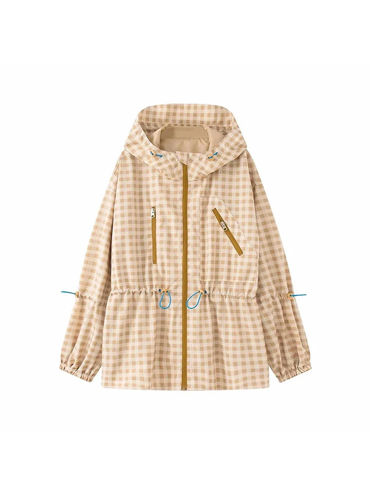 Giuseppina Soft Plaid Jacket, view 3 - Elena Harper