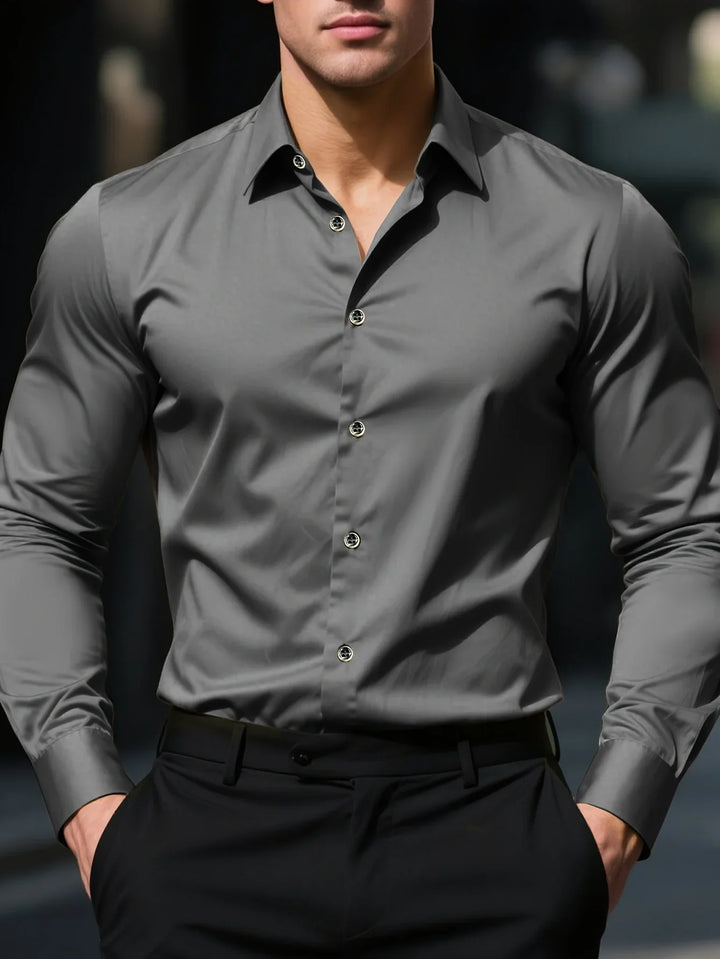 ELENA HARPER™  |  LONG SLEEVE BUSINESS SHIRT FOR MEN