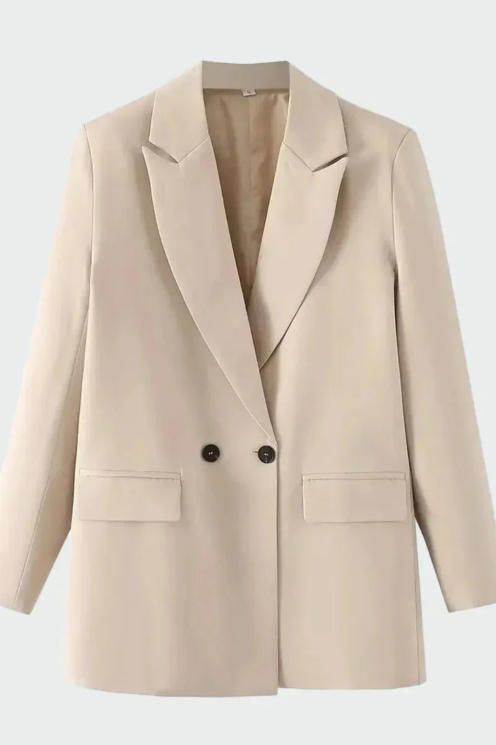 Helia Oversized Jacket with Modern Line - Elena Harper