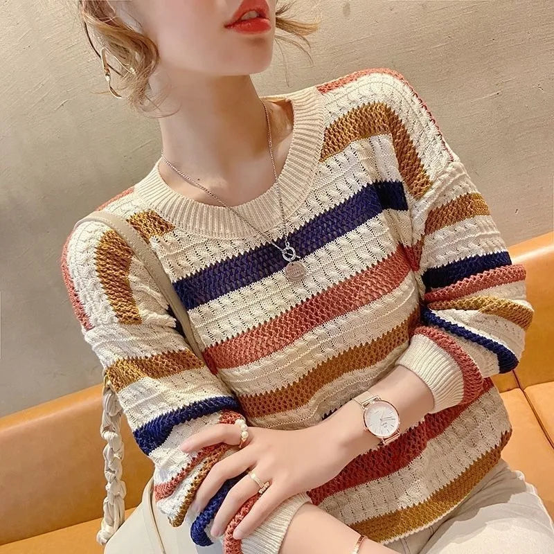 Jolene Cozy Knit Sweater, view 5 - Elena Harper