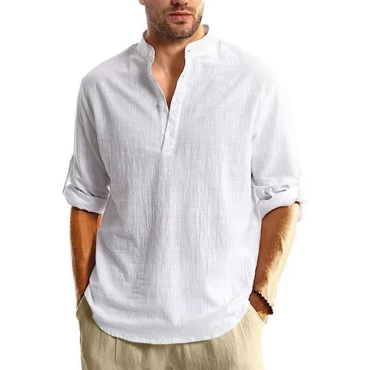 ELENA HARPER™  |  MEN'S LINEN SUMMER SHIRT