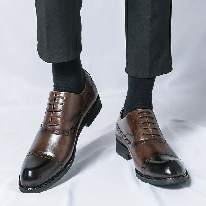Luxury Leather Shoes - Elena Harper