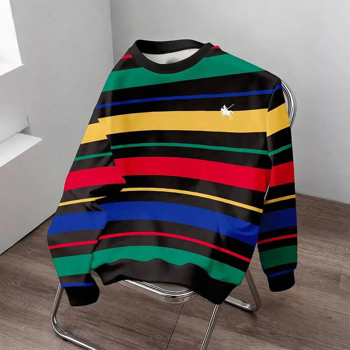 Massimo Soft Striped Sweater - Elena Harper