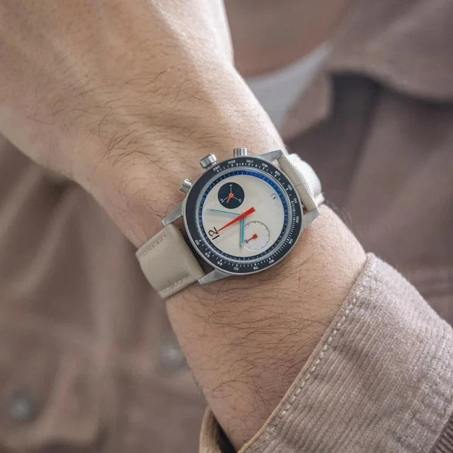 Ertan Bauhaus Chronograph Watch, view 5 - Elena Harper