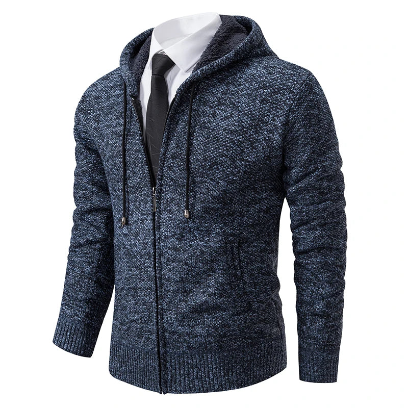 Fleece Zip Cardigan - Elena Harper