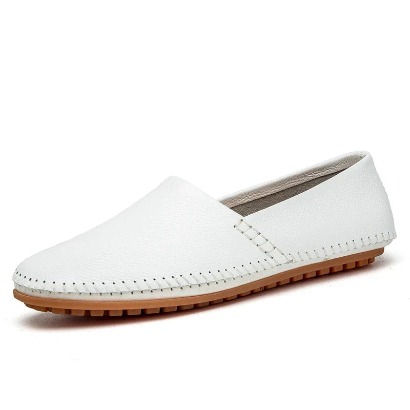 Audrey Comfortable Leather Oxfords for Everyday, view 2 - Elena Harper