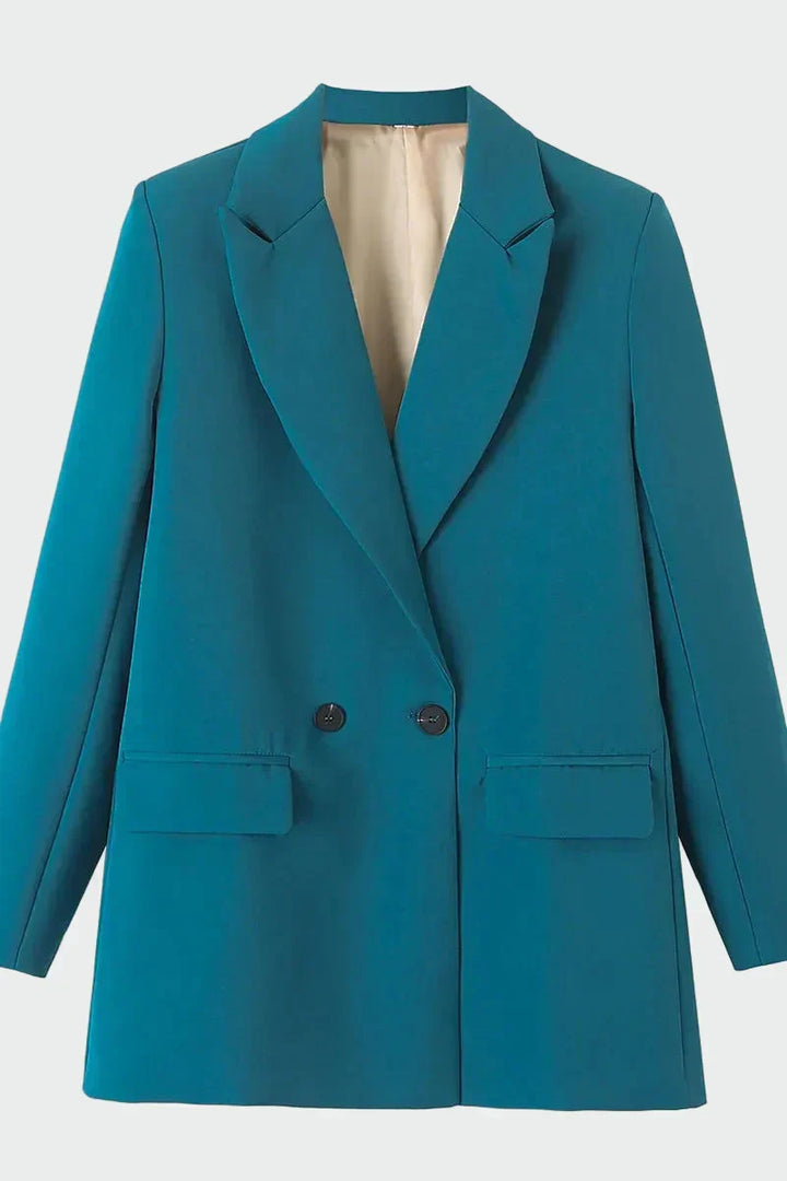Helia Oversized Jacket with Modern Line - Elena Harper