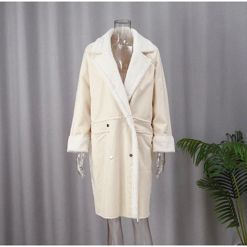 Long Faux Fur Coat for Women Luxurious Comfort for Winter, view 8 - Elena Harper