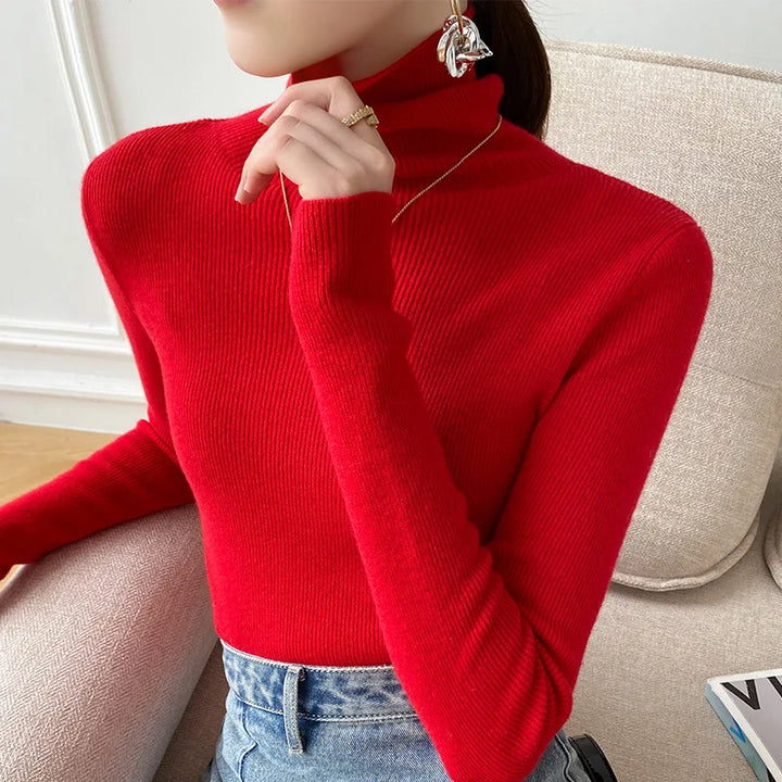 Camille Cashmere Turtleneck - Elena Harper