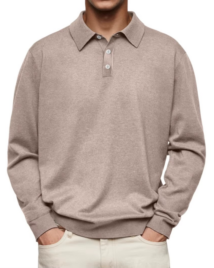 Aiden Long Sleeve Polo - Elena Harper