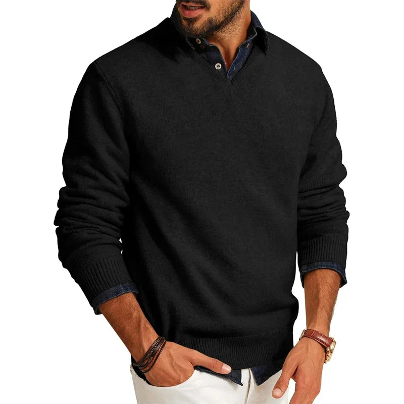 Nereo Soft Knit Sweater, view 2 - Elena Harper