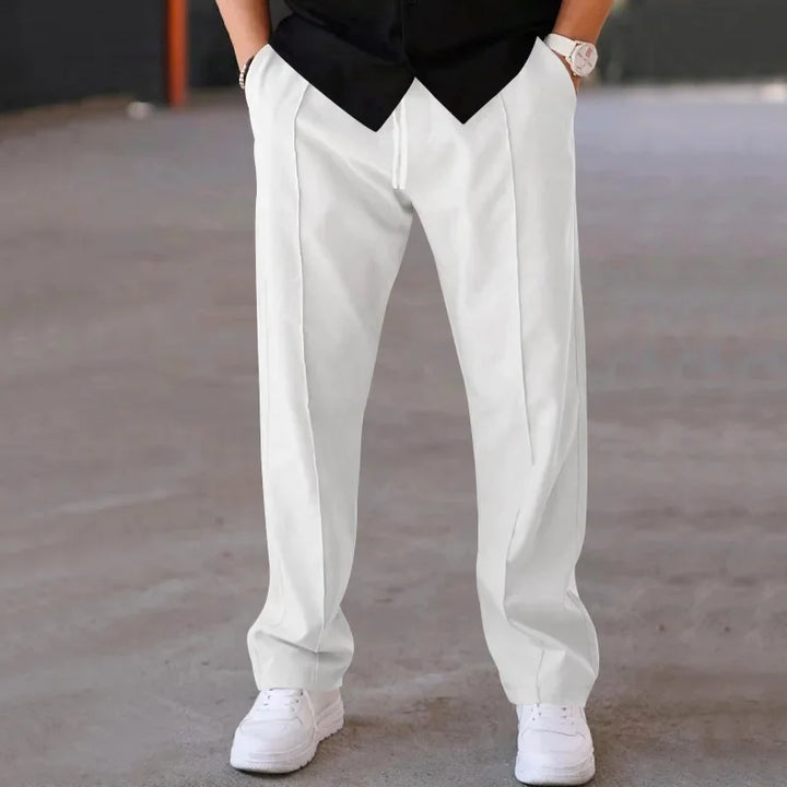 HARRINGTON OXFORD | LOOSE-FIT STRAIGHT LEG TROUSERS FOR MEN