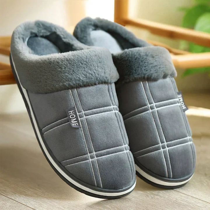 Barnaby Warm and Soft Slippers for Men, view 7 - Elena Harper