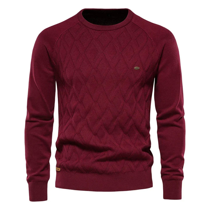 ELENA HARPER™  |  MEN'S CHECKED SWEATER