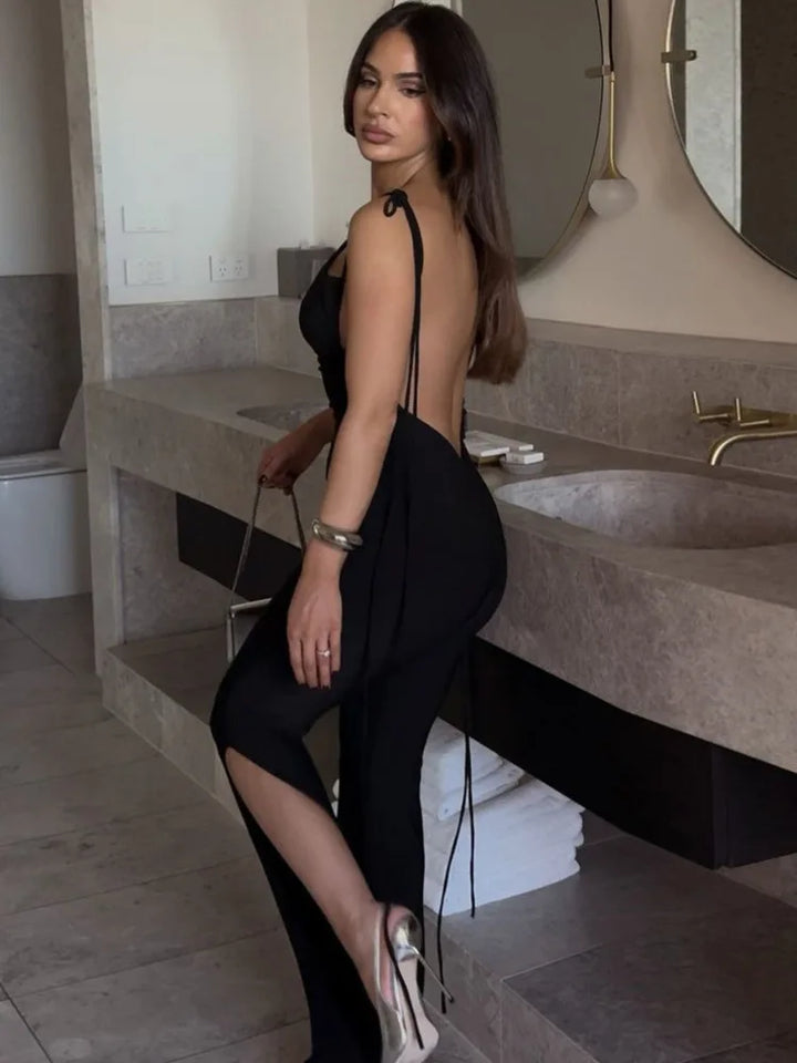 Dulsara Sleeveless Backless Jumpsuit - Elena Harper