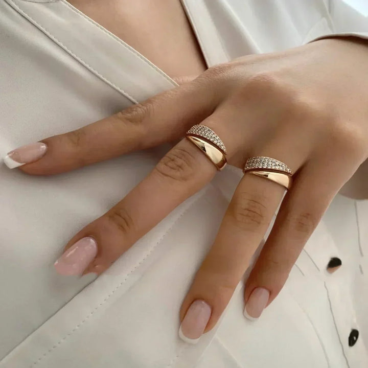 Irina Curved Ring, view 7 - Elena Harper