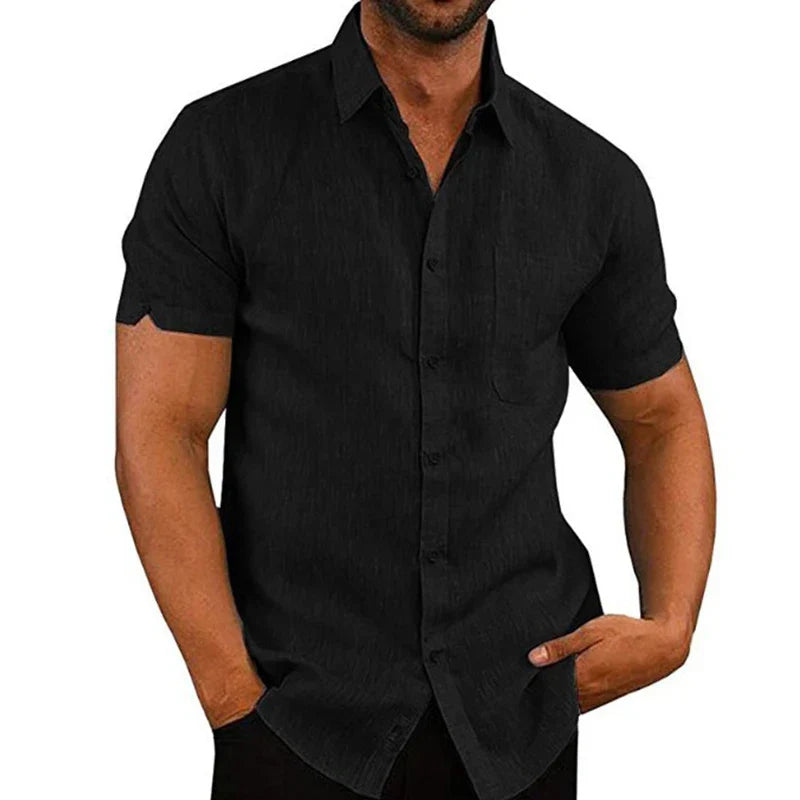 ELENA HARPER™  |  MEN'S LINEN SUMMER SHIRT