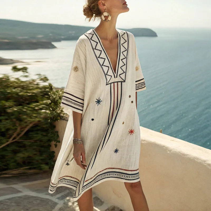Naomi - Elegant and Versatile Beach Dress for Summery Days