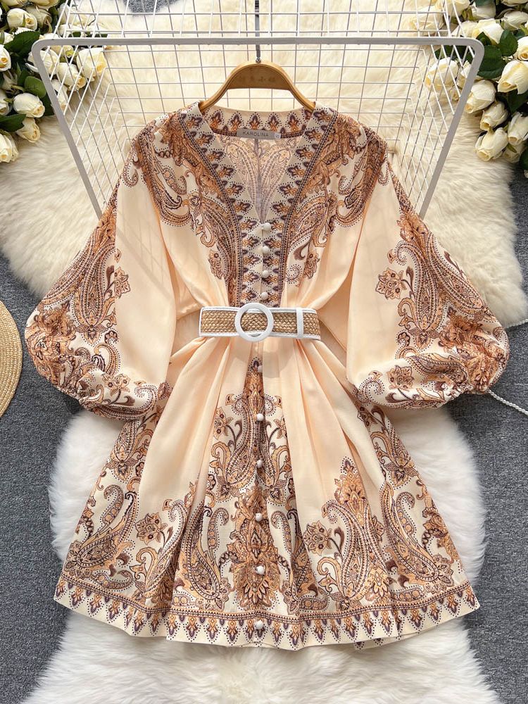 Yardana - Chic Bohemian Mini Dress