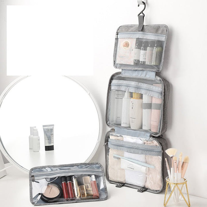 TravelTidy – Compact Cosmetics Organiser with 4 Compartments