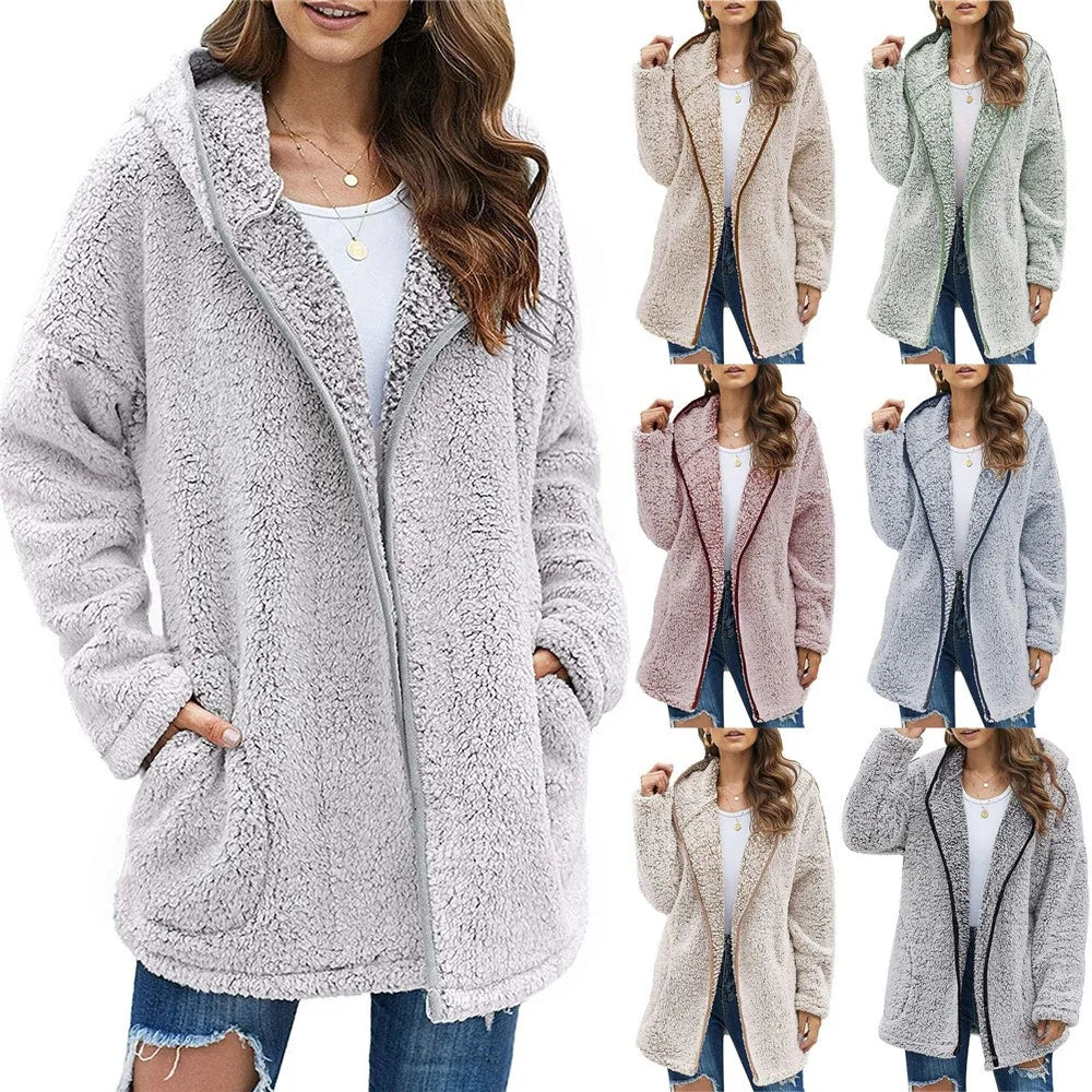 Rossella Cozy Fleece Jacket - Elena Harper