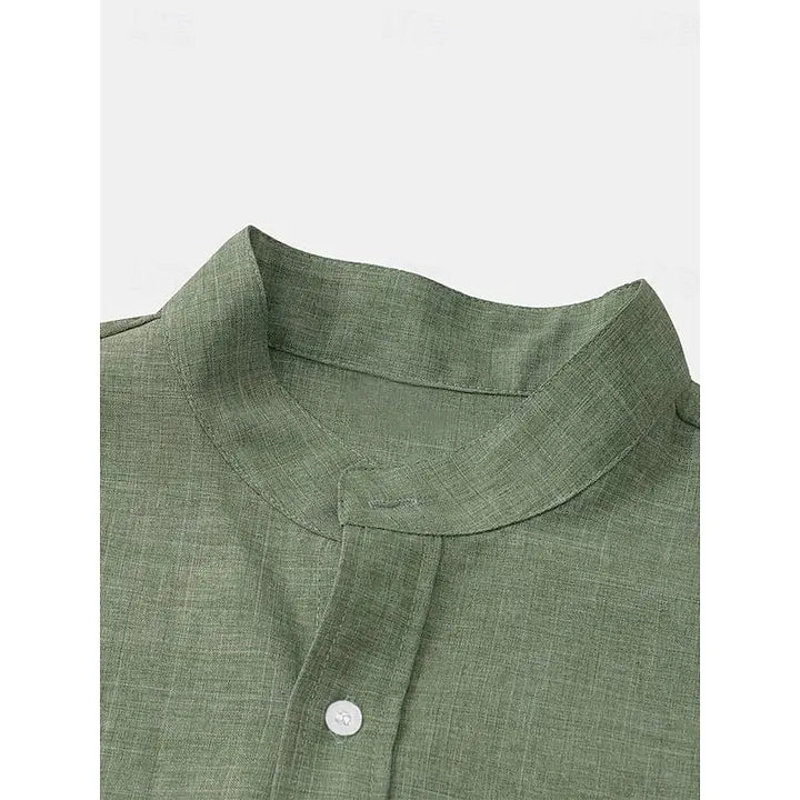 Lorion Casual Button-Down Shirt with Soft Texture, view 9 - Elena Harper