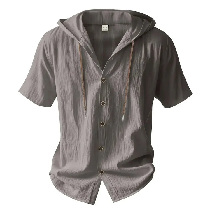 ELENA HARPER™  |  SUMMER HOODED SHIRT FOR MEN