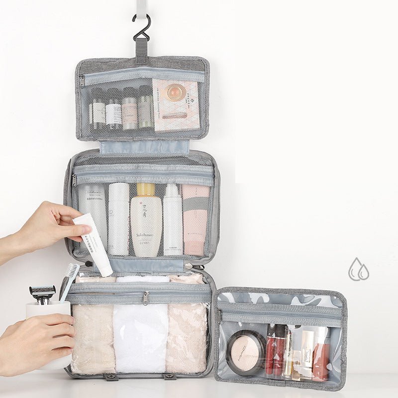 TravelTidy – Compact Cosmetics Organiser with 4 Compartments