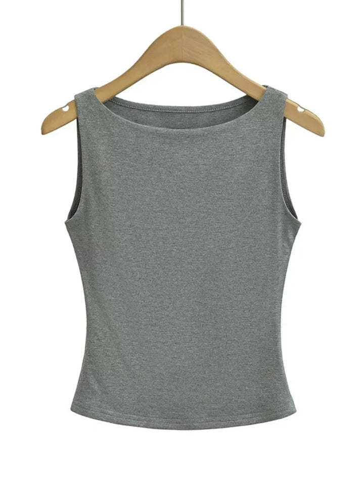 Giordana Elegant Slinky Top, view 6 - Elena Harper