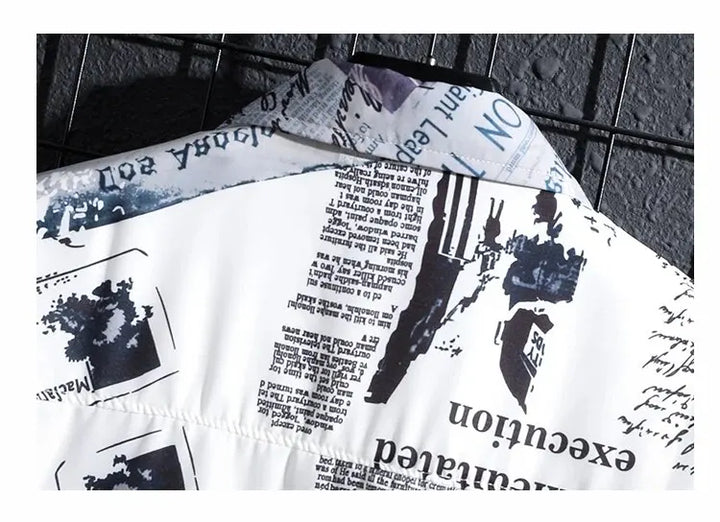 Classic Printed Shirt for Men - Elena Harper