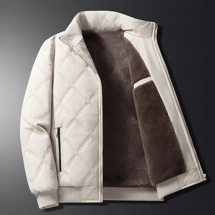 Yorick Elegant Winter Coat for Men, view 3 - Elena Harper