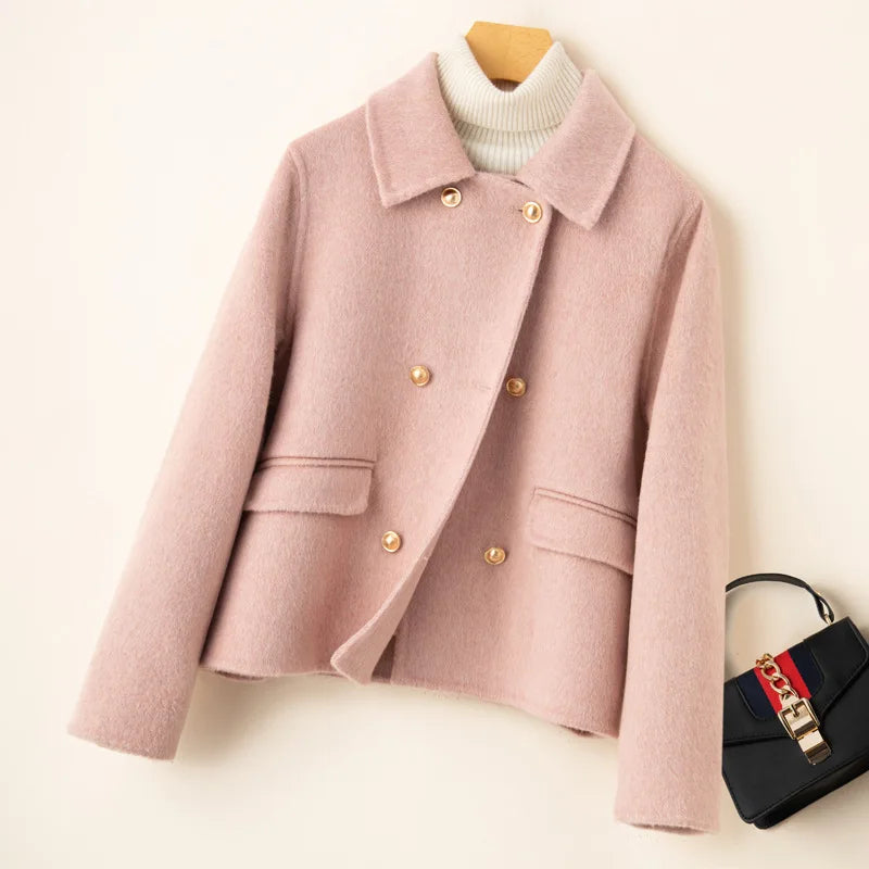 Women's Double-Faced Cashmere Coat Eloise - Elena Harper