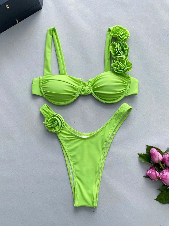 Beautifully Finished Bikini in a Timeless Design, view 7 - Elena Harper