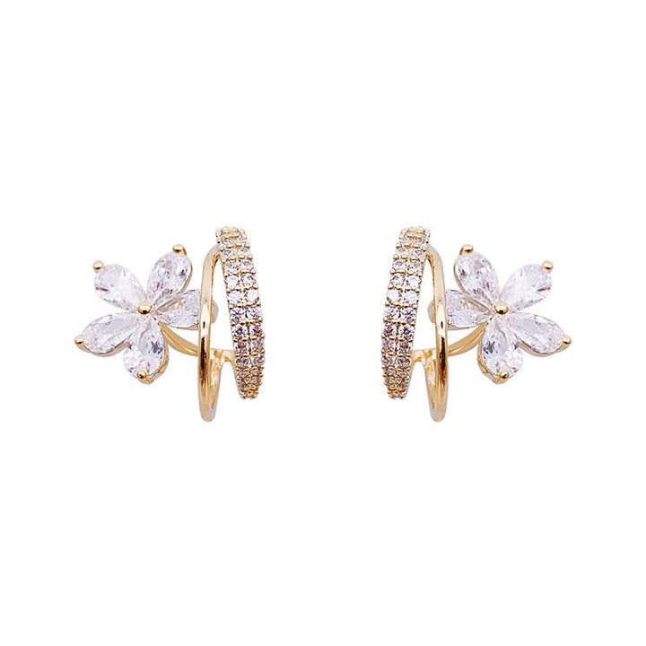 Florelle – Floral earrings with a bright detail
