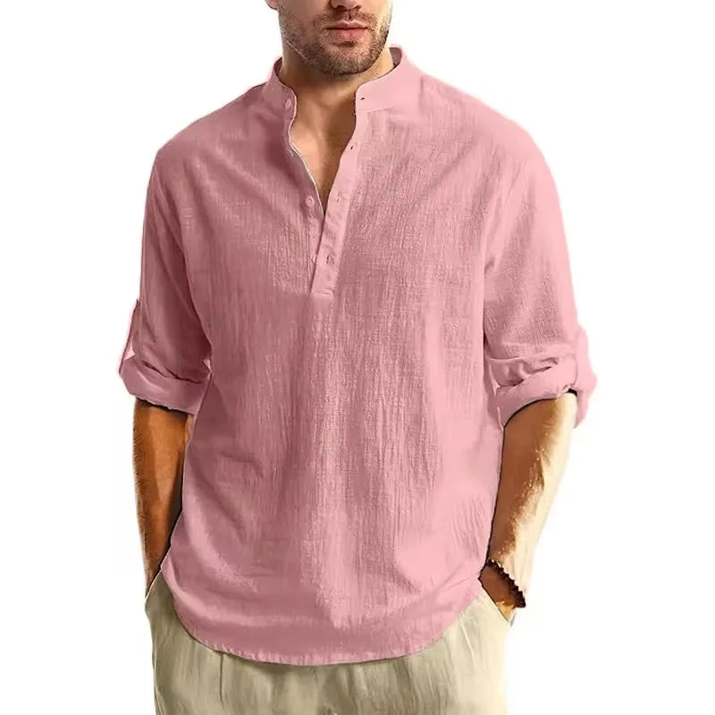 ELENA HARPER™  |  MEN'S LINEN SUMMER SHIRT