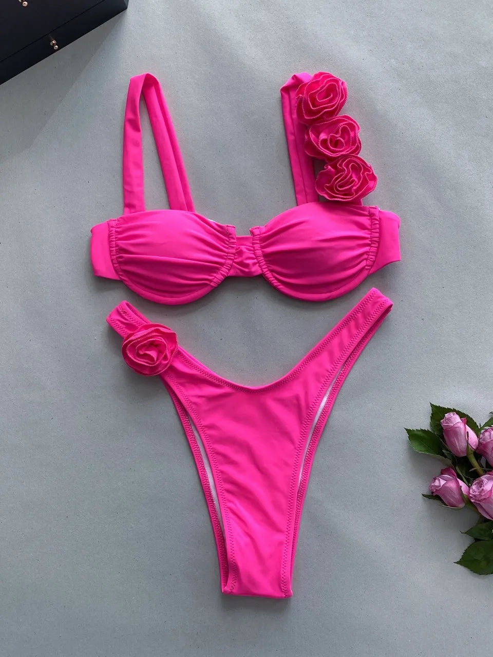 Beautifully Finished Bikini in a Timeless Design, view 6 - Elena Harper