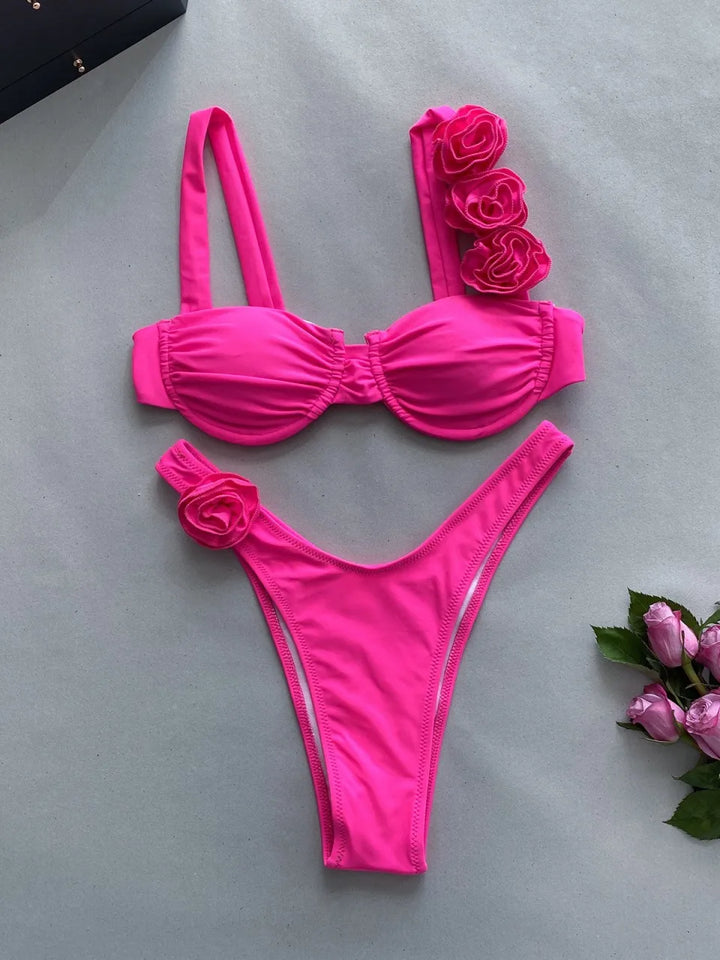 Beautifully Finished Bikini in a Timeless Design, view 6 - Elena Harper