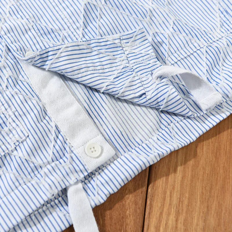High-Quality Men's Business Blouse in Classic Blue
